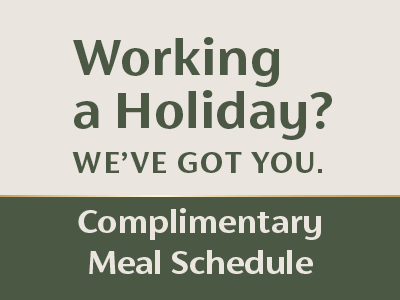 TBD Holiday Meals